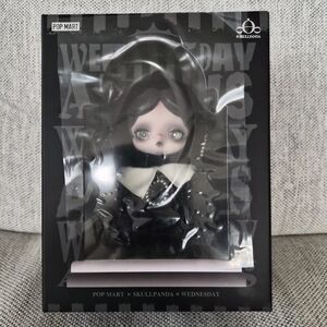 Pop Mart Skull Panda Wednesday Original Putfit Plush Pendant